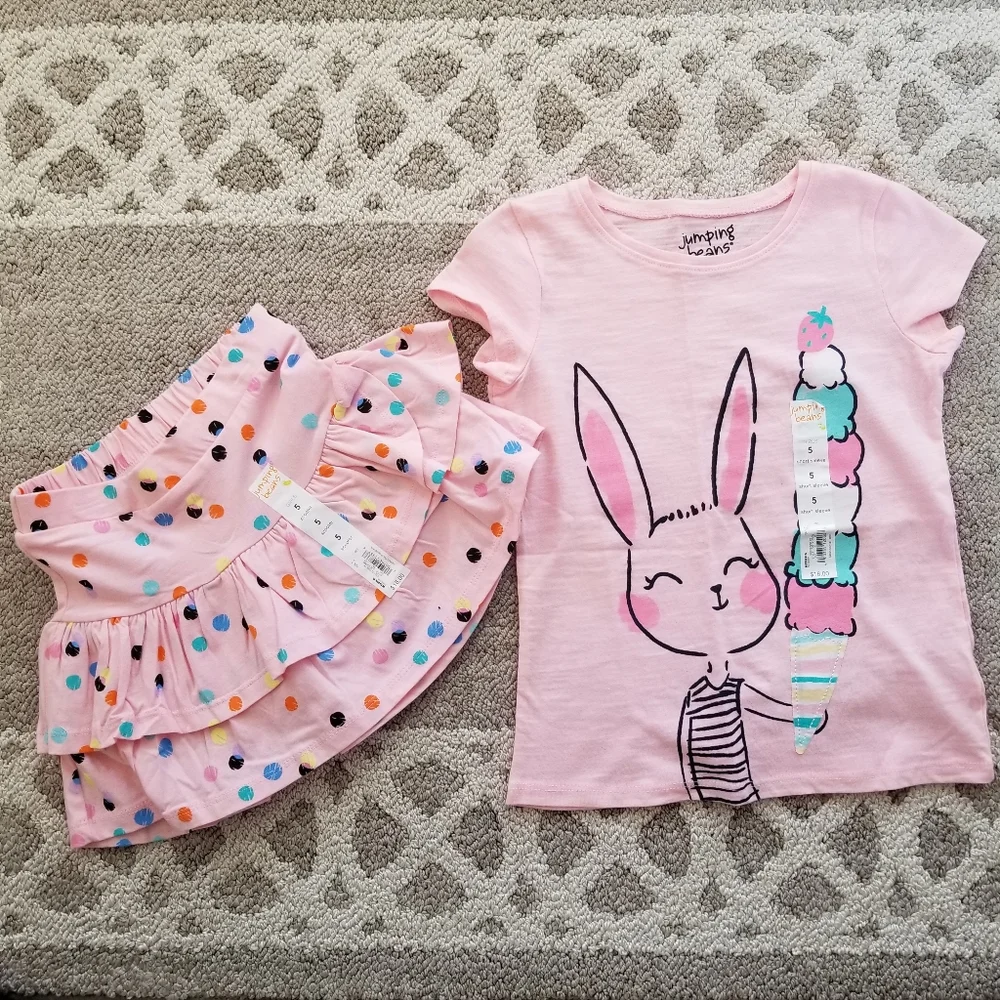 Jumping Beans Scooter Set New Girls Size 5